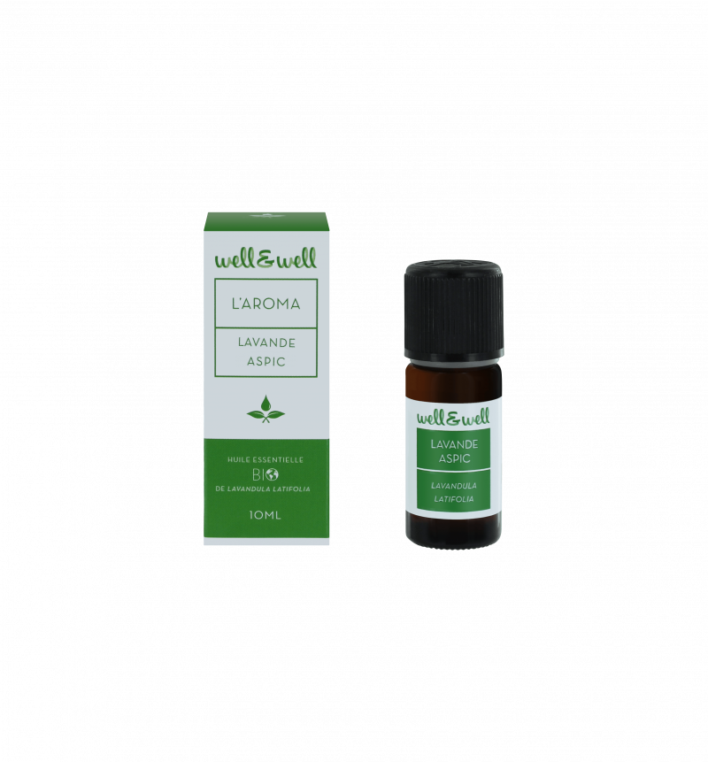 Huile essentielle bio de lavande aspic well&well